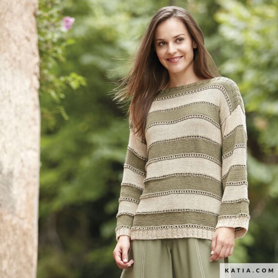 pattern-knit-crochet-woman-sweater-spring-summer-katia-6166-16-g