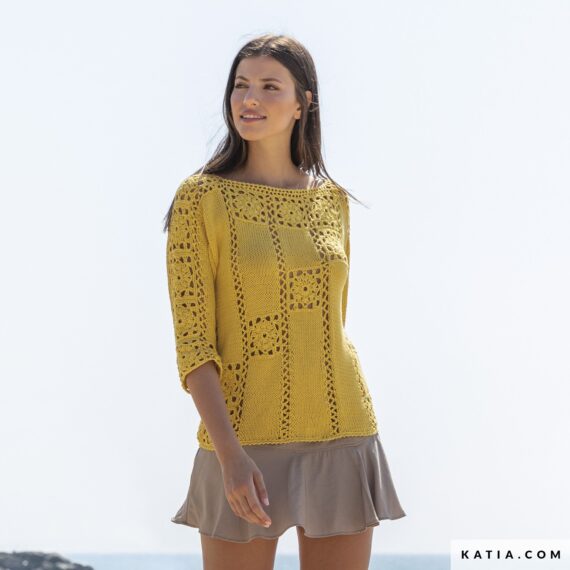 pattern-knit-crochet-woman-sweater-spring-summer-katia-6165-20-g
